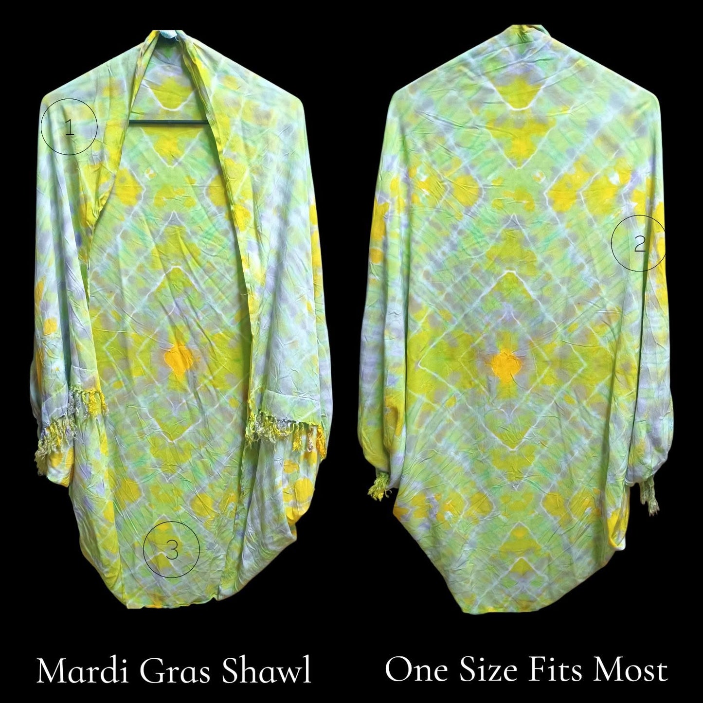Mardi Gras Shawl