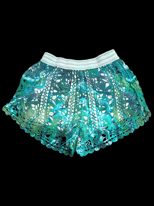 Green Overlay Shorts
