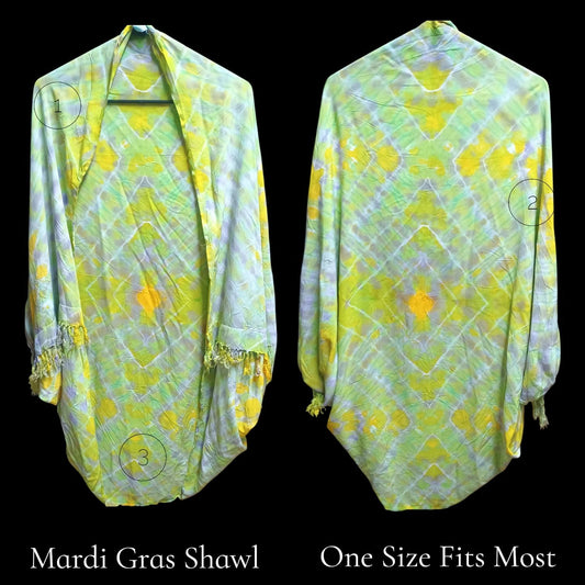 Mardi Gras Shawl